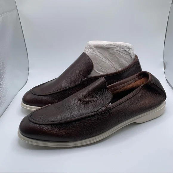 To Boot New York Forza brown leather loafers size 8 Mens 1624